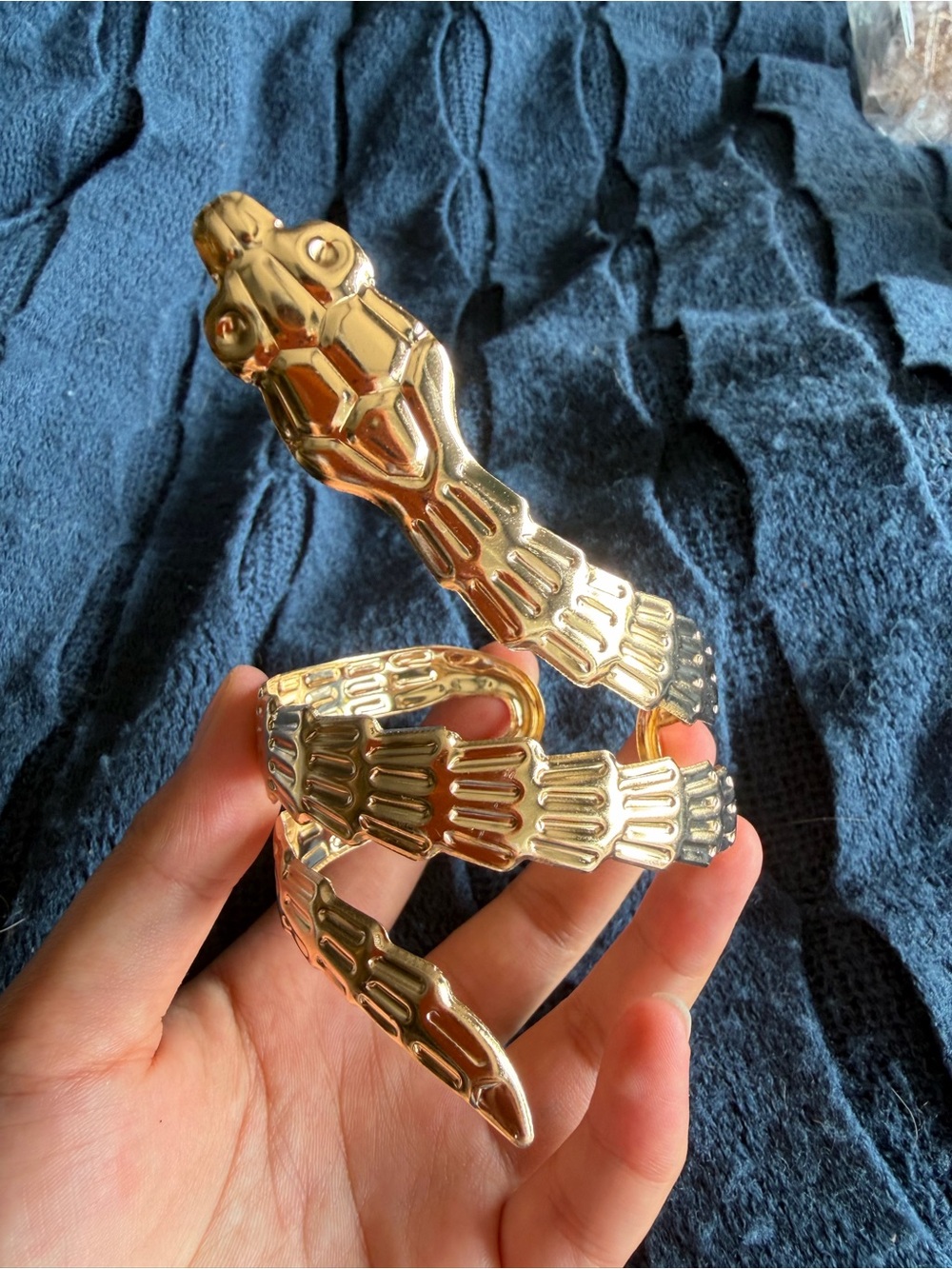 Gold Snake Wrap Bracelet - Women Jewelry